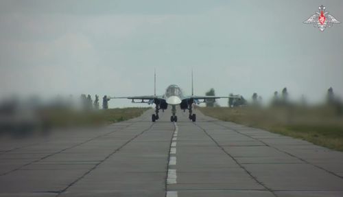 Су-34. Скриншот видео Минобороны России